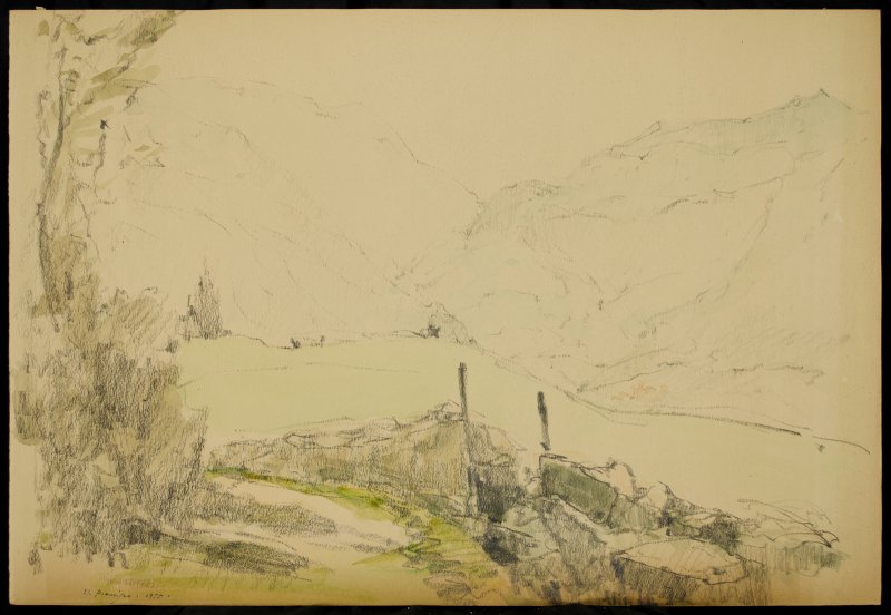 Paesaggio Montano nei pressi di Serrada